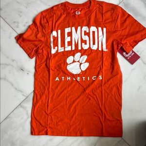 Clemson Athletics Men's Orange Crewneck T-Shirt